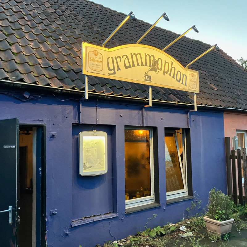 grammophon-1 fahrbarer kiosk